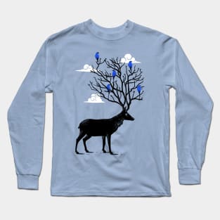 Deer horns tree Long Sleeve T-Shirt